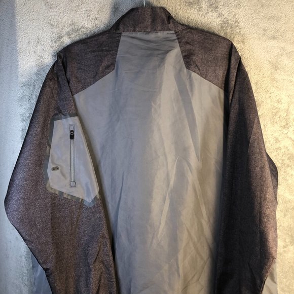 Holloway Men's XL Basketball 1/4 Zip Pullover Gray Jacket WPL 11783 - Picture 10 of 14